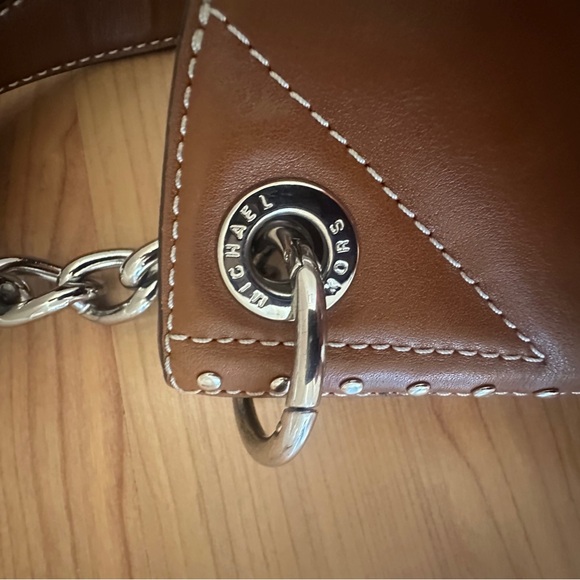 MICHAEL KORS STUDDED LEATHER TWO WAY BAG - Picture 7 of 7